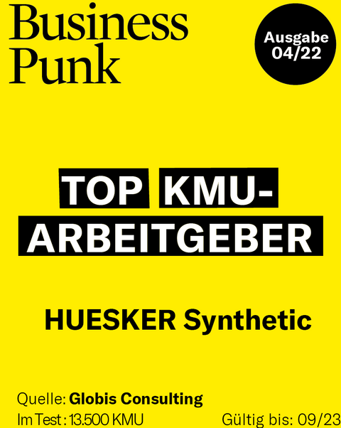 Auszeichnung Top KMU-Arbeitgeber Business Punk