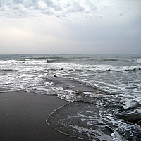 Geokunststoffe für Küstenschutz am Strand