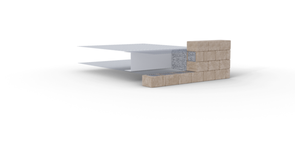 Fortrac Block Struktur - Verschiedene Betonblock-Designs - Huesker Bauprojekte