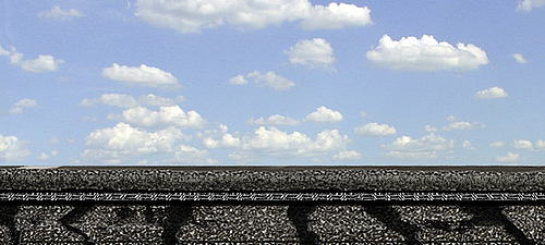 Sanierungsprozess Straßenschichtprofil: Abbildung zeigt Sanierungsprozess mit Asphalteinlagen und Verlegung auf dem Binder