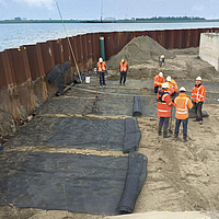 Windpark Krammer - Huesker Projekte in den Niederlanden