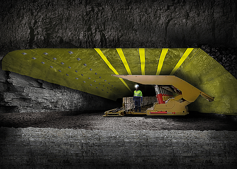 Flexible Geogitterlösungen: HUESKER's Minegrid® für robuste Steinfall- und Strebbausicherheit
