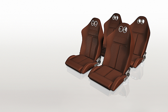 TechnoTex textile Sitzunterfederung: Elastische, atmungsaktive und schwer entflammbare Lösung für höchste Standards in der Automobil- und Luftfahrtindustrie