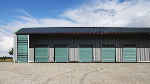 Tectura Industriehallenbau: Maßanfertigung, Tore, Fronten, Fassaden