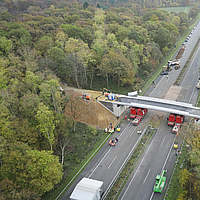 Schneller Autobahnbrückenbau in Passivbauweise