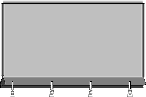 Bild eines Rechtecks, eine Variante der Lubratec Spannvarianten