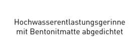 Info-Karte zu Hochwasserentlastungsrinne