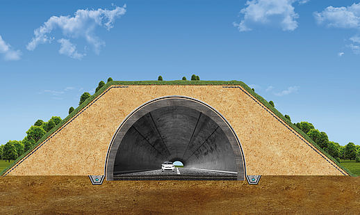 Doppelabdichtung mit Tektoseal Clay für zuverlässige Tunnelquerschnittsabdichtung