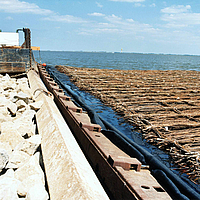 Betonmatten in der Sohlsicherung